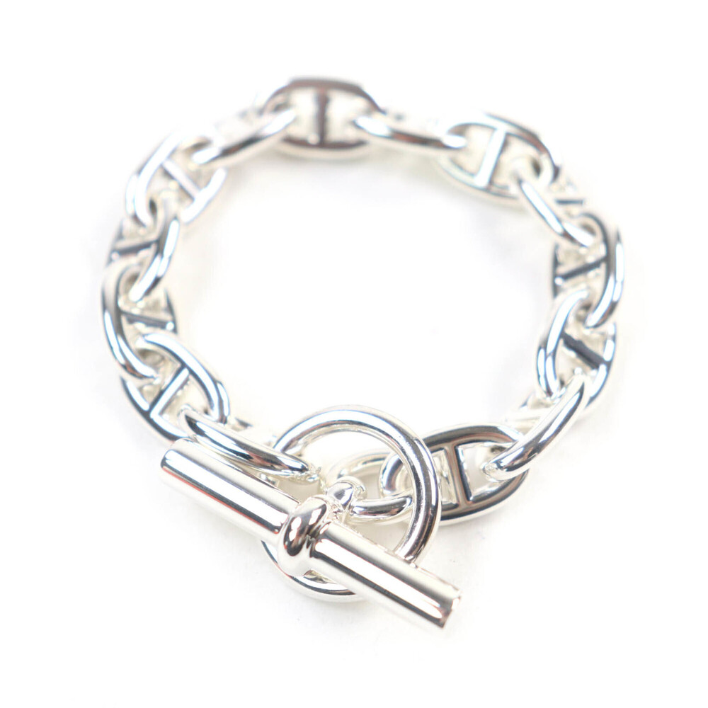 HERMES Silver Charm Bracelet